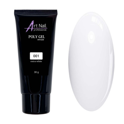 POLY GEL 001 кипенно-белый. 30 гр.